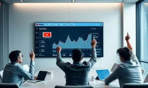 YouTube stream validation showing record-breaking viewer analytics and successful corporate strategy implementation