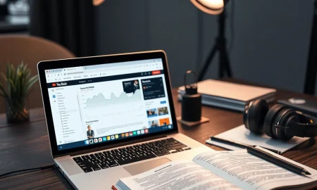 Video transcription process showing YouTube content optimization for better SEO and accessibility