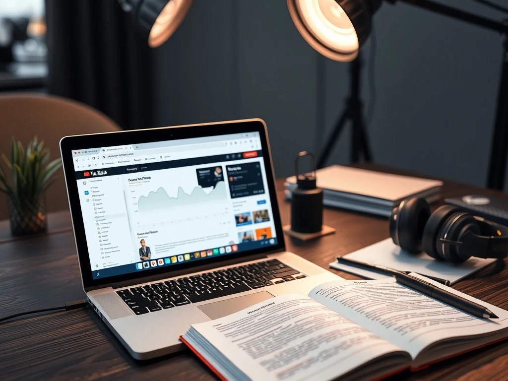 Video transcription process showing YouTube content optimization for better SEO and accessibility
