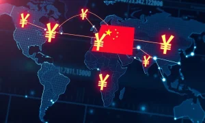 Yuan stablecoin facilitating seamless international cross-border transactions through blockchain technology