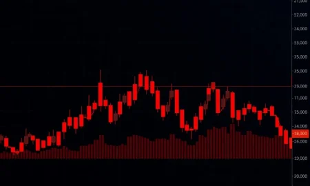 Dramatic ZEC price drop showing extreme cryptocurrency market volatility