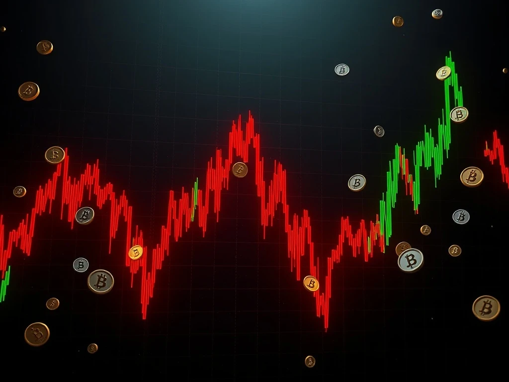 ZEN cryptocurrency extreme volatility chart showing massive price collapse and market correction