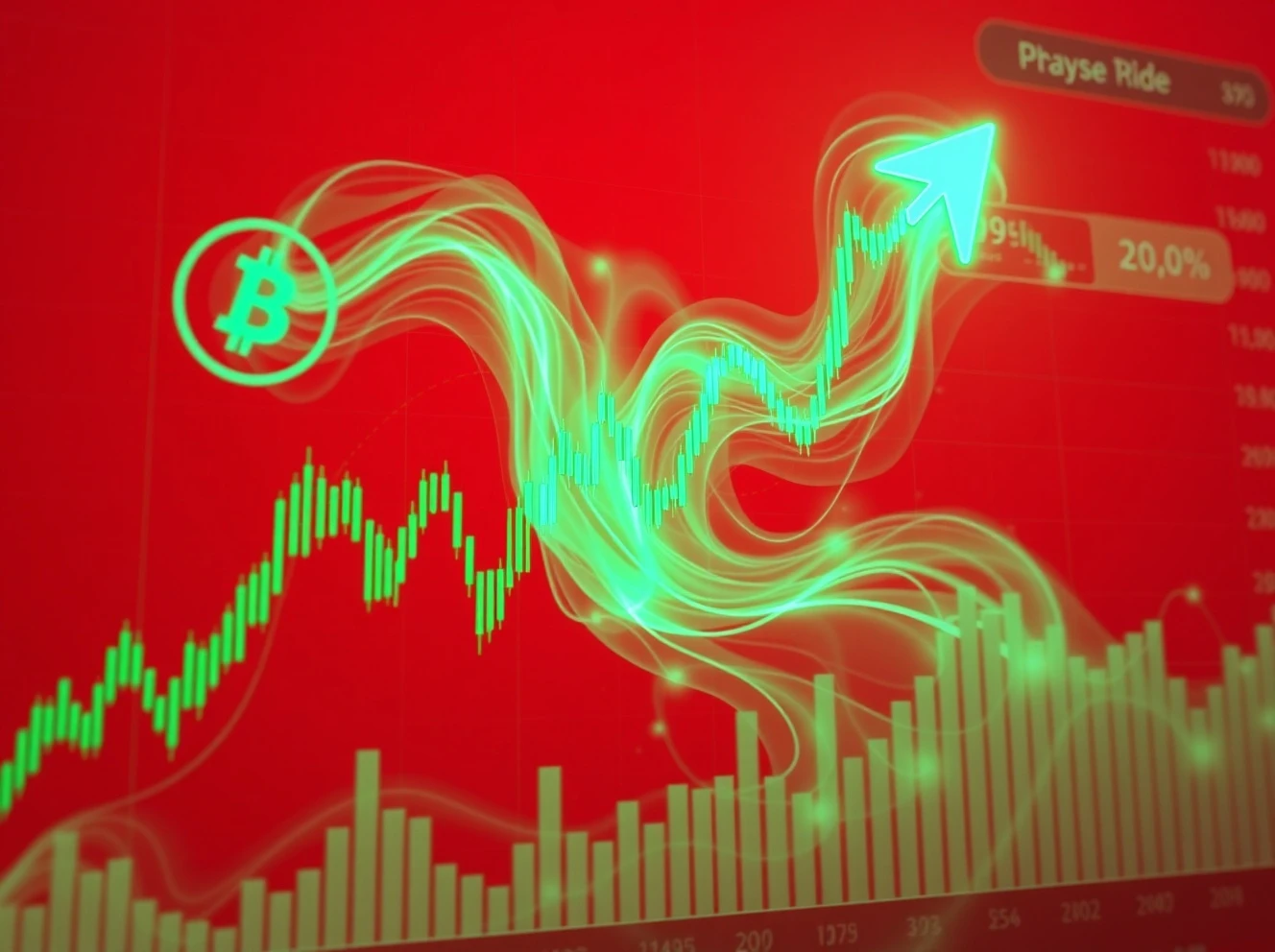 ZRO cryptocurrency price chart showing dramatic 302% surge amid volatile market conditions