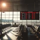 Airline bankruptcy leads to empty airport gates and cancelled flight displays