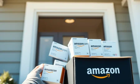 Amazon Pharmacy delivery service bringing medications directly to customers efficiently