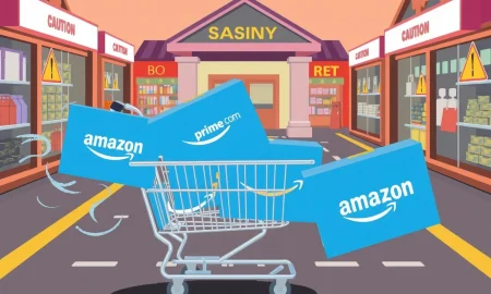 Amazon Prime shoppers changing retail landscape with delivery boxes and shopping trends