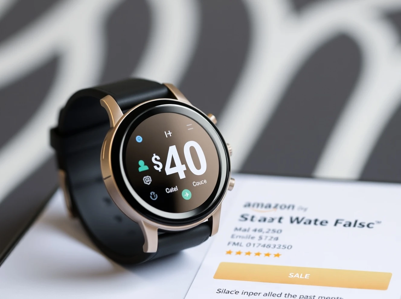 Amazon smartwatch deal featuring AI assistant technology at massive discount