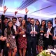 Ambitious business leaders receiving awards at LDC Top 50 ceremony 2025