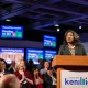 Kemi Badenoch announcing stamp duty abolition plan at Conservative conference