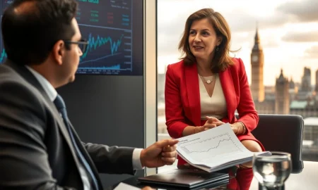 Barclays CEO discussing banking tax growth concerns with UK Chancellor