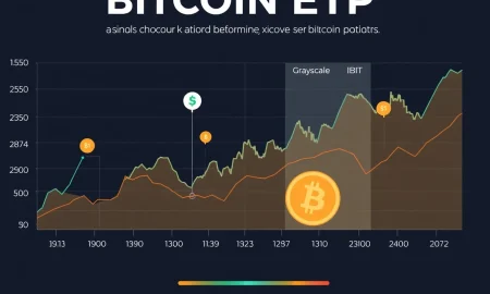 Comparison chart showing top Bitcoin ETFs performance for 2025 investment opportunities