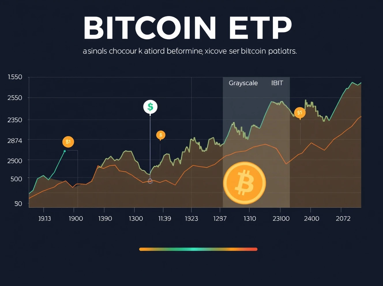 Comparison chart showing top Bitcoin ETFs performance for 2025 investment opportunities