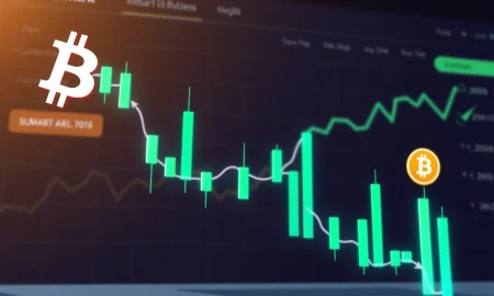 Bitcoin correction analysis showing bullish technical patterns and recovery signals on financial chart