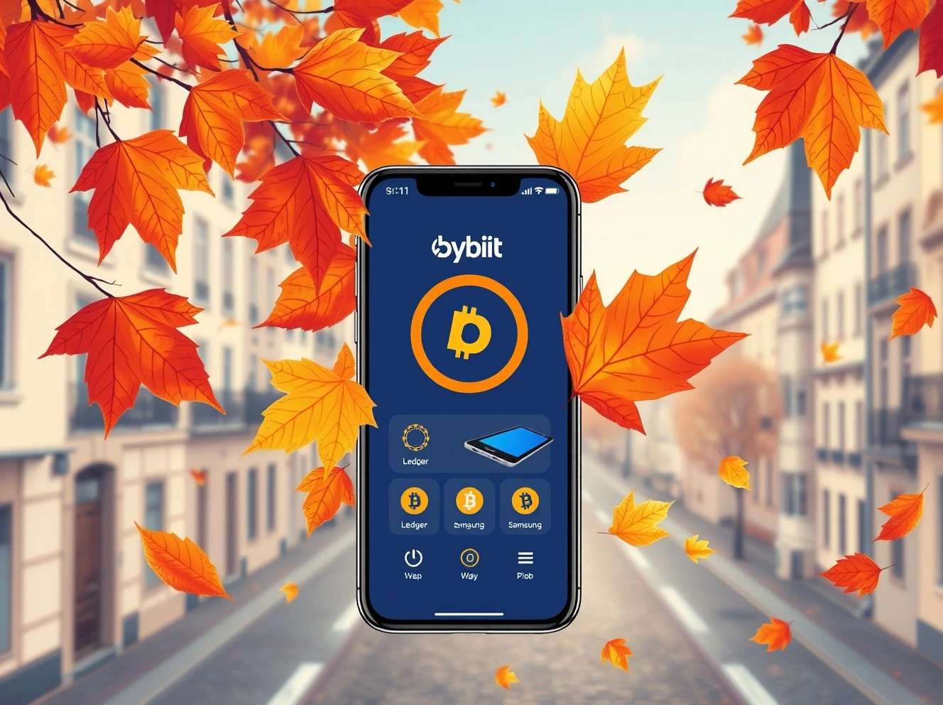 Bybit EU campaign showcasing autumn crypto rewards and hardware prizes for European traders