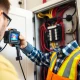 Professional electrical maintenance inspection ensuring home safety and system reliability