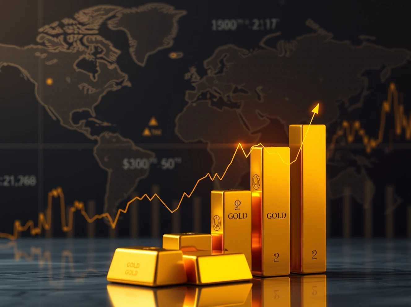 Gold price surge breaking records as investors seek safe haven assets