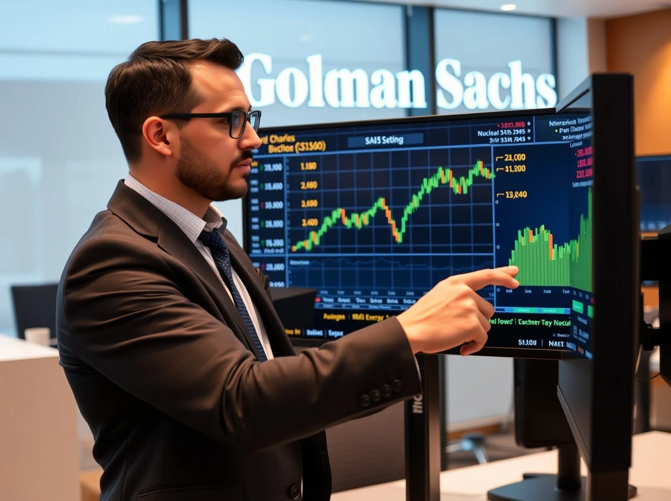 Goldman Sachs nuclear stock analysis showing bullish market trends and investment opportunities
