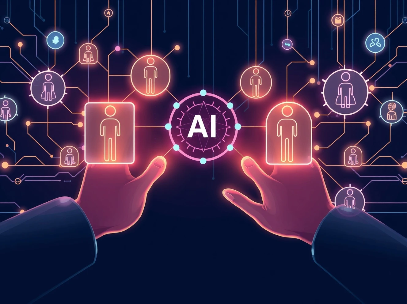 Human in the Loop system connecting human intelligence with AI algorithms