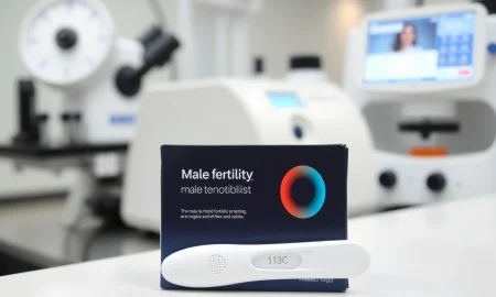 Jack Fertility's innovative male fertility testing kit for home use with laboratory analysis