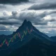 Market top warning signs showing stock charts reaching peak levels