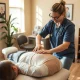 Dr Charles Phillips providing exceptional chiropractic care to patient in Macon clinic