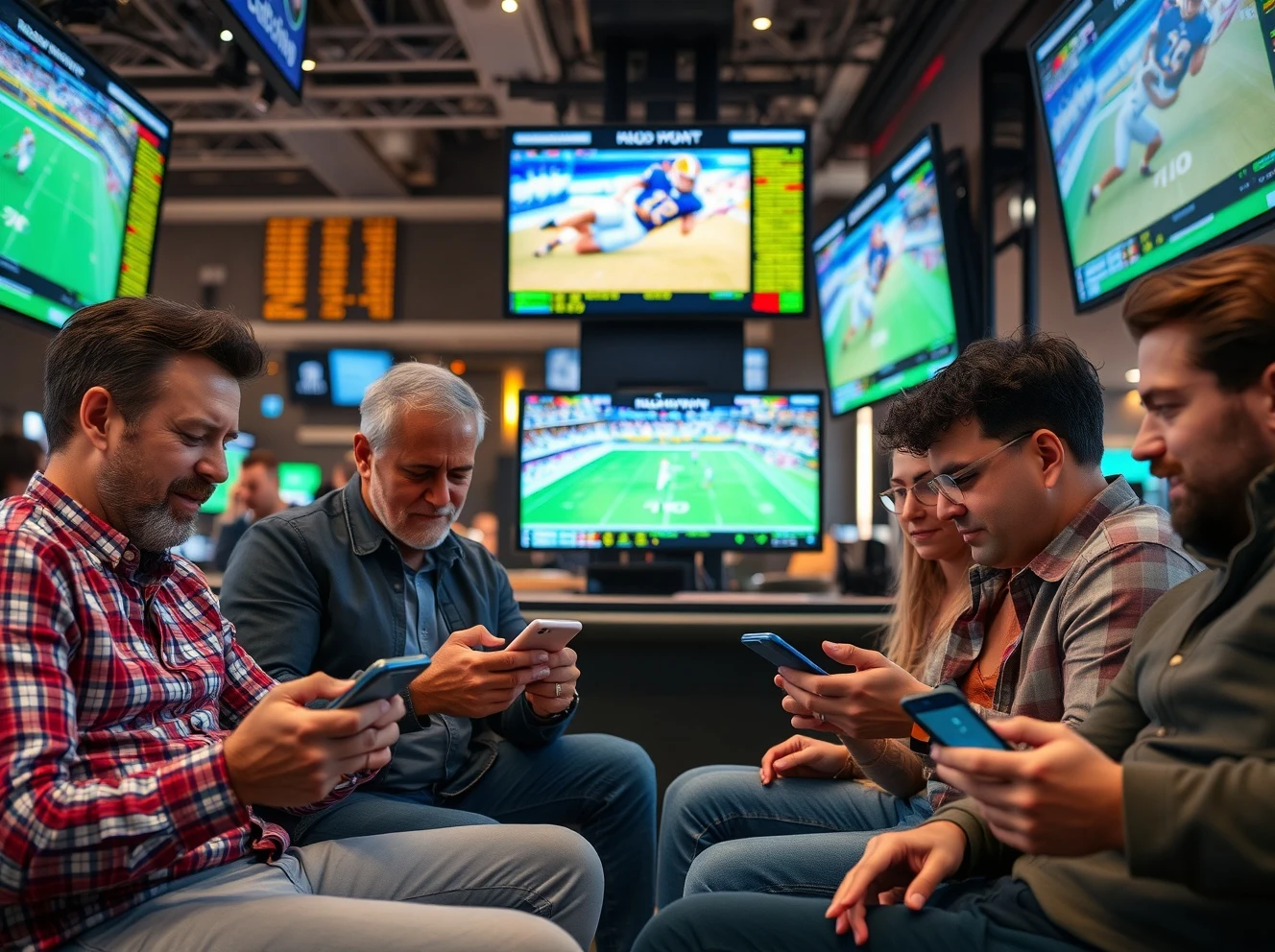 Americans engaging in sports betting while managing personal finances and investments