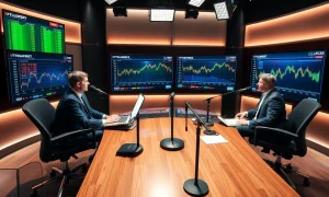 StockPil Pro analysts discussing year-end market predictions in podcast studio