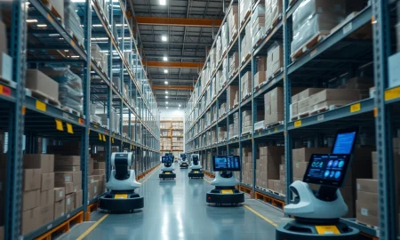 Tesco robotic warehouse automation system facing operational challenges