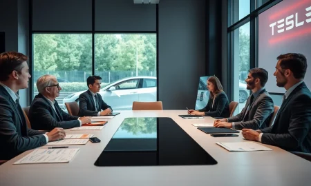 Tesla executives compensation packages and leadership team structure analysis