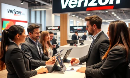 Verizon customer acquisition team demonstrating new market approach to attract subscribers