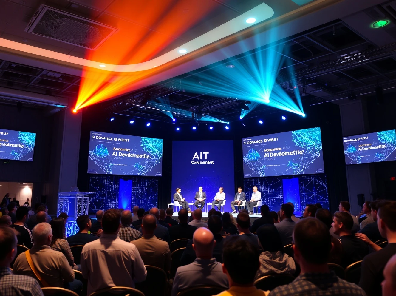 Tech leaders discussing vibe coding and AI developer tools at StockPil Disrupt 2025 conference