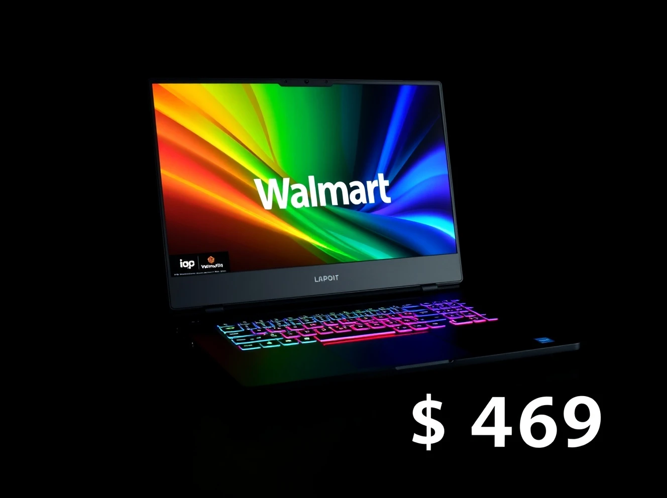 Affordable 16-inch gaming laptop from Walmart with RGB keyboard
