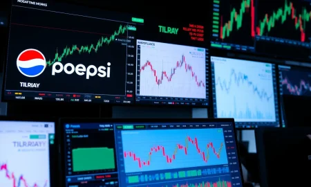 Weekly market wrap analysis showing stock performance charts for major companies