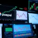 Weekly market wrap analysis showing stock performance charts for major companies