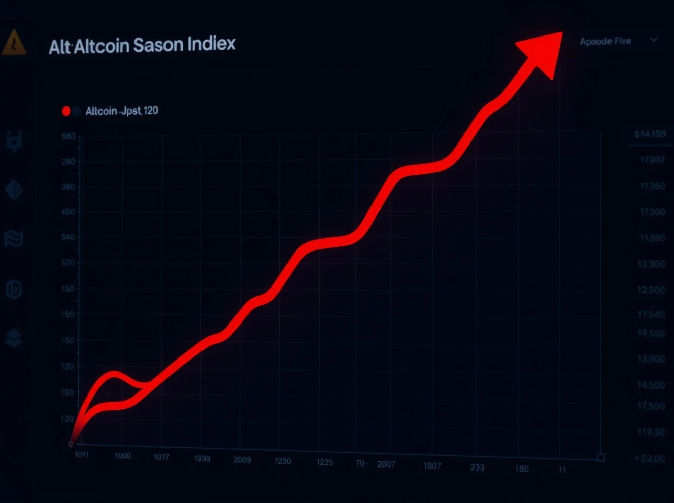 Altcoin Season Index crashes to 16, signaling a Bitcoin-dominated crypto market in 2025.