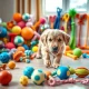 Amazon's 25-piece dog toy bundle offering variety and value for pet enrichment.