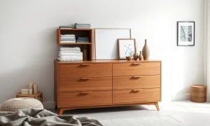 Amazon's affordable dresser provides a fantastic storage solution for organizing small spaces.