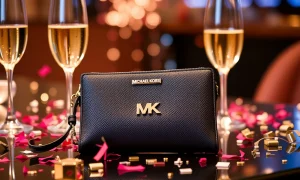 Michael Kors clutch available at 50% discount on Amazon for New Year's Eve celebrations