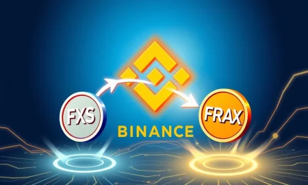 Binance facilitates the FXS token swap to FRAX, enabling a seamless stablecoin migration for users.