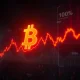 Analysis of the Bitcoin price plummeting below $87,000 on a financial chart in December 2025.