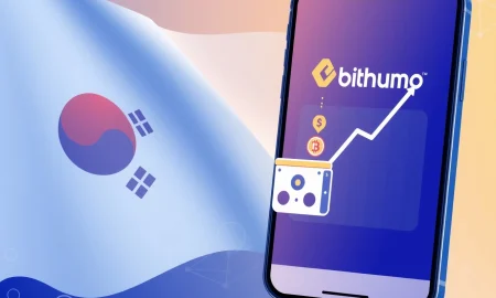 Explanation of Bithumb's BABY token airdrop event for Bitcoin staking rewards.