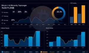 Bitcoin perpetual futures long short ratio analysis showing market sentiment data across exchanges