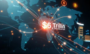 Global visualization of the record $86 trillion crypto derivatives market in 2025