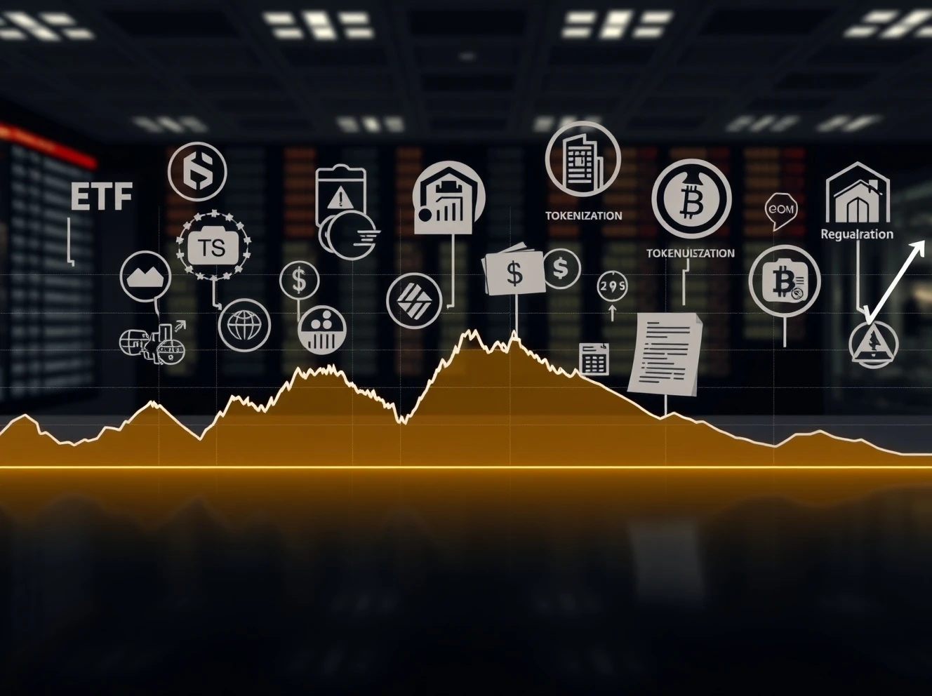 Analysis of crypto market response to 2025 mainstream adoption showing flat prices despite institutional growth