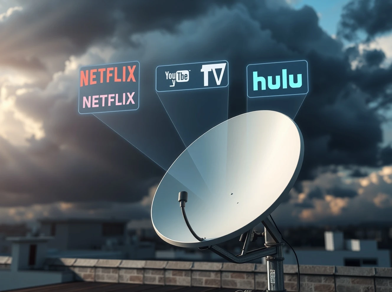 DirecTV satellite dish faces growing streaming competition as subscribers exit the service