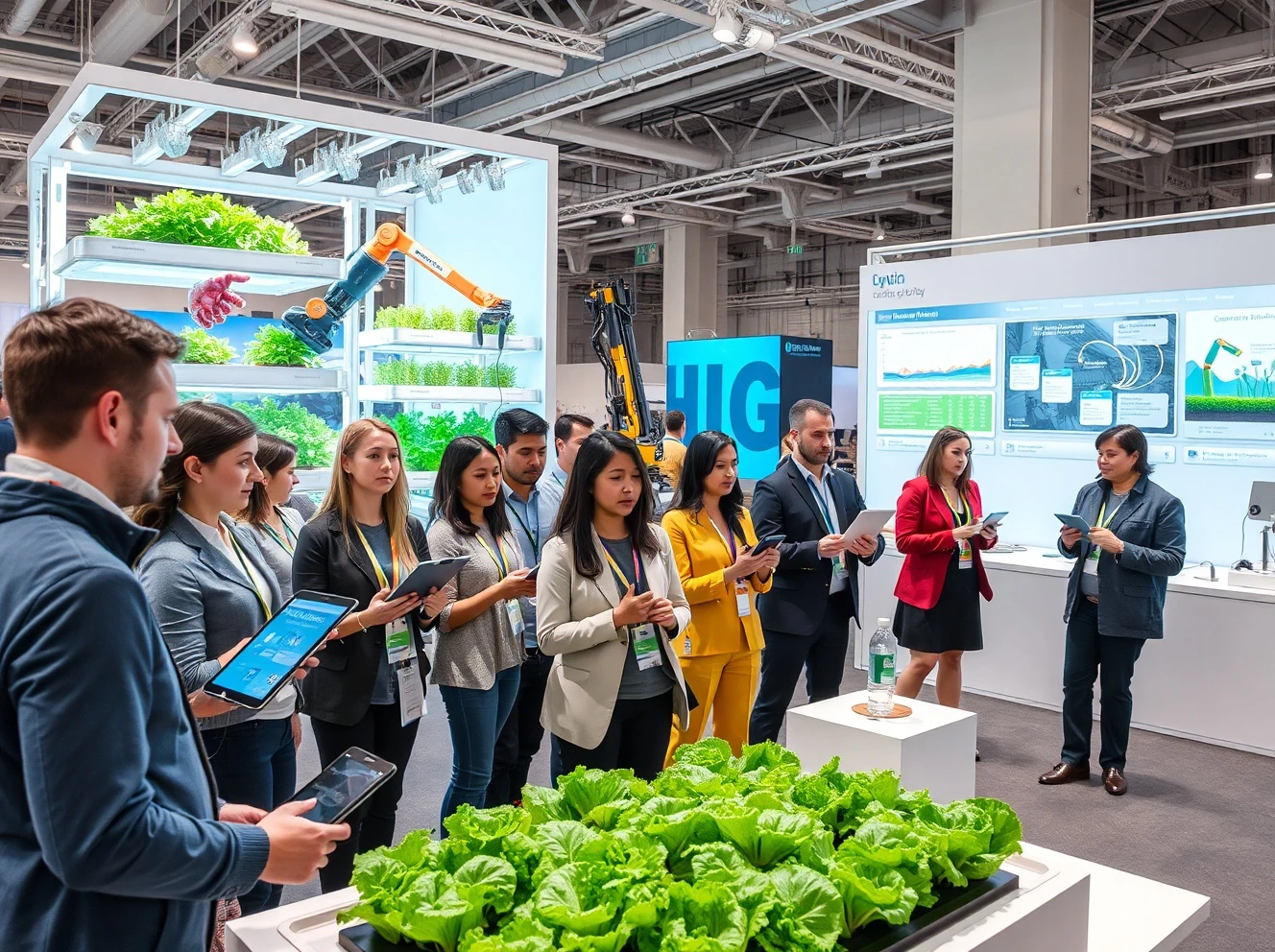 Entrepreneurs presenting agtech and food tech startup innovations at StockPil's Disrupt Startup Battlefield 2025 event.