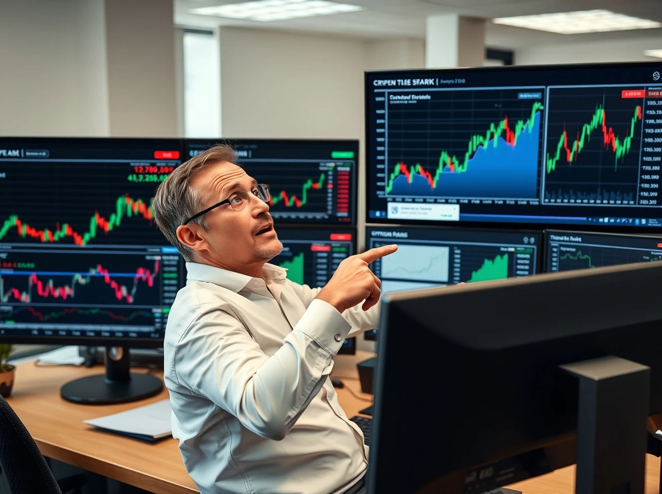 Financial analyst discovers surprising cryptocurrency data in economic report