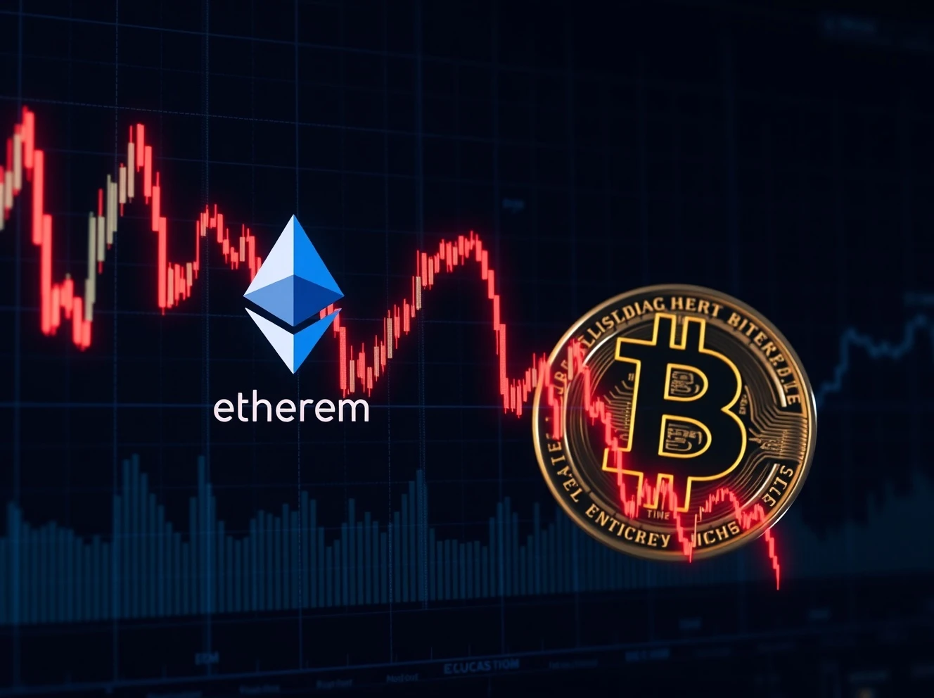 Analyst forecast showing Ethereum price struggling to break its all-time high due to Bitcoin market correlation.