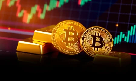 Gold and Bitcoin correlation analysis showing safe haven asset performance during economic uncertainty