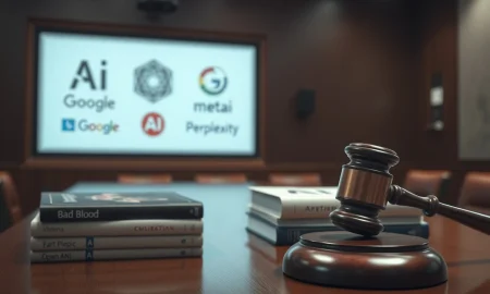 John Carreyrou leads AI copyright lawsuit against six major tech companies over pirated books.